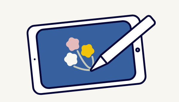 タブレットのイラスト